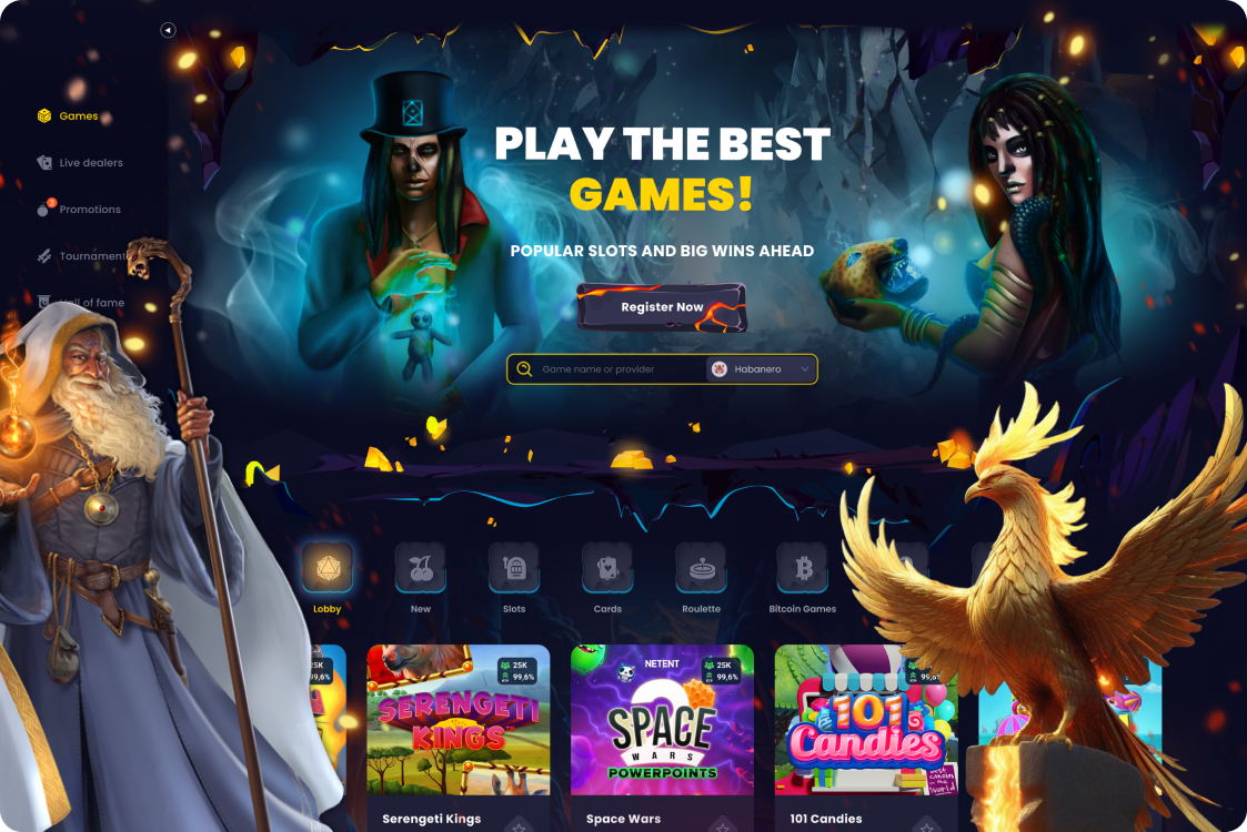 SlotsGem Casino-Plattform